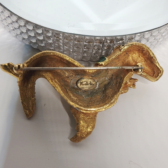 Early & Rare Collectors KJL Jeweled Seal Pup Brooch Pin - Picture 7 of 7